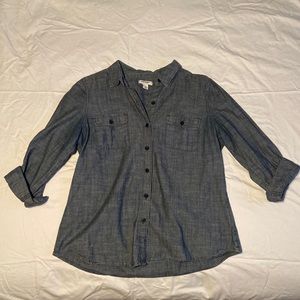 Blue Old Navy Button Down Shirt